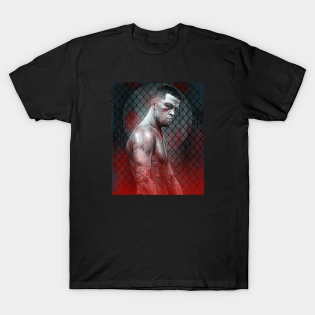 Nate Diaz T-Shirt by AndreKoeks